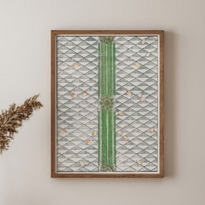 Geometric floral pattern from the Shin Bijutsukai, Japanese Art Print, Fine Art Print, Gallery Wall Home Decor, Eclectic Home Decor
