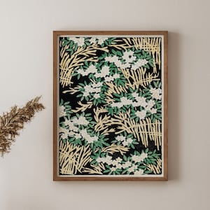 Forest illustration from the Shin Bijutsukai, Japanese Art Print, Fine Art Print, Gallery Wall Home Decor, Eclectic Home Decor