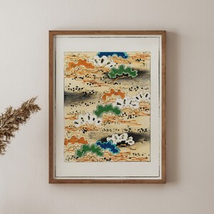 Bijutsu Sekai Art, Landscape illustration from the Shin Bijutsukai, Japanese Wall Art, Fine Art Print, Gallery Wall Home Decor