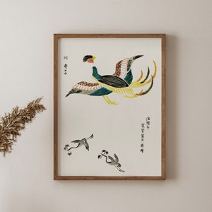 Taguchi Tomoki Bird Print,  Japanese Art Print, Japanese Poster, Vintage Japanese Decor, Wall Art Decor