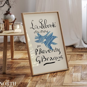 La Liberte Exhibition Poster: Vintage French Art Print