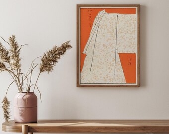 Shin Bijutsukai Japanese Robe Print, Woodblock Art, Geisha Painting