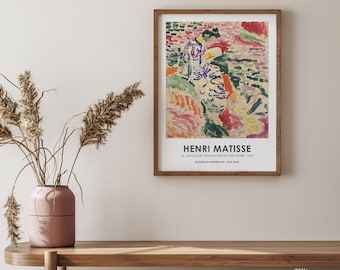Henri Matisse "La Japonaise" Exhibition Poster, Vintage Art Print