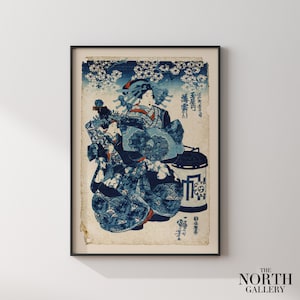 Utagawa Kuniyosh Wall Art, Japanese Culture, Vintage Poster, Retro Wall Art