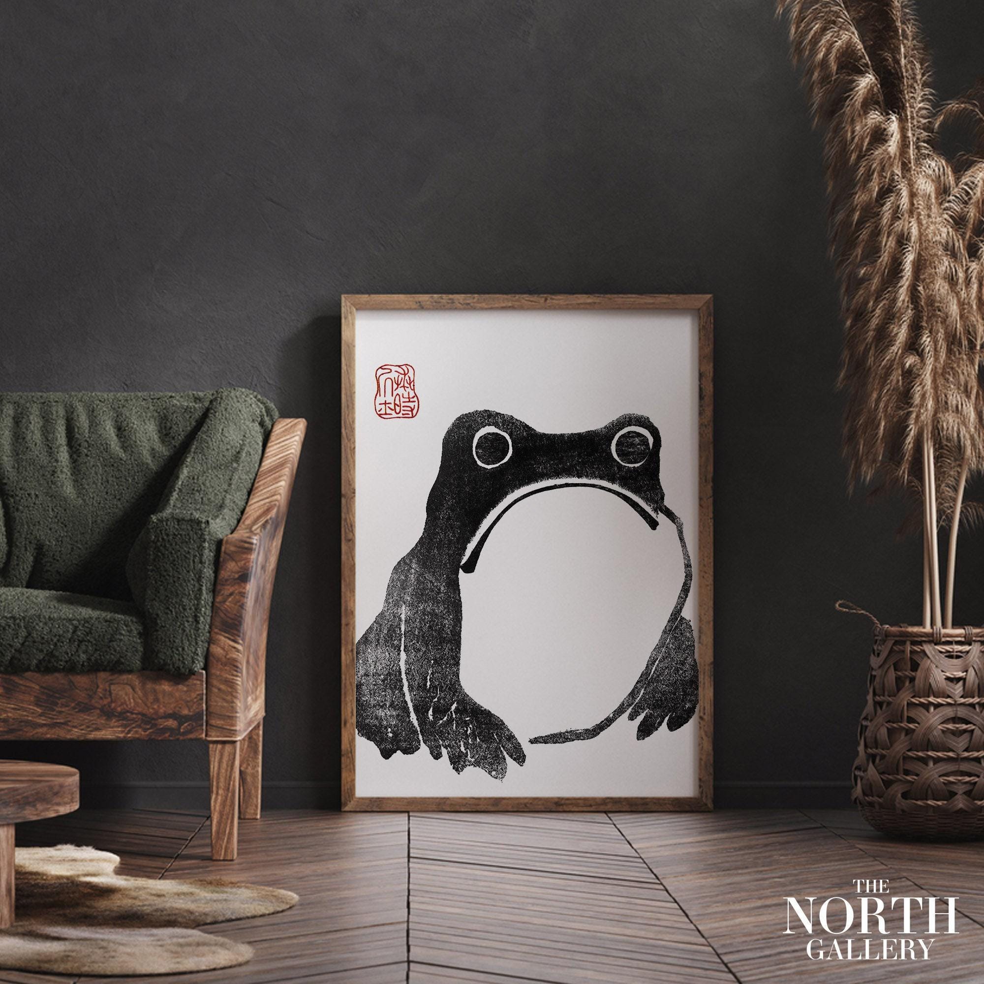 Matsumoto Hoji Frog Art Print, Japanese Woodblock Poster - Etsy