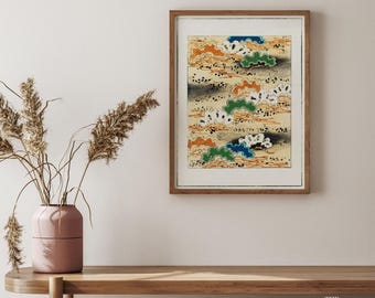 Shin Bijutsukai Japanese Landscape Art Print, Gallery Wall Decor
