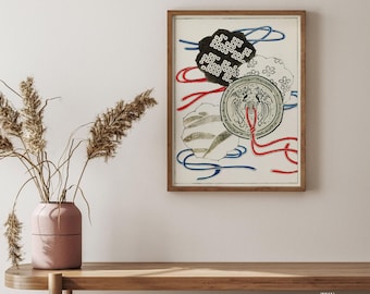 Shin Bijutsukai Japanese Art Print, Woodblock Home Decor