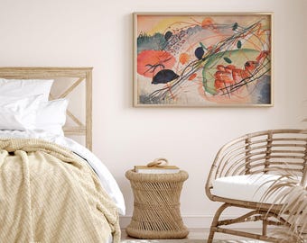 Wassily Kandinsky Exhibition Poster, Abstract Art Print