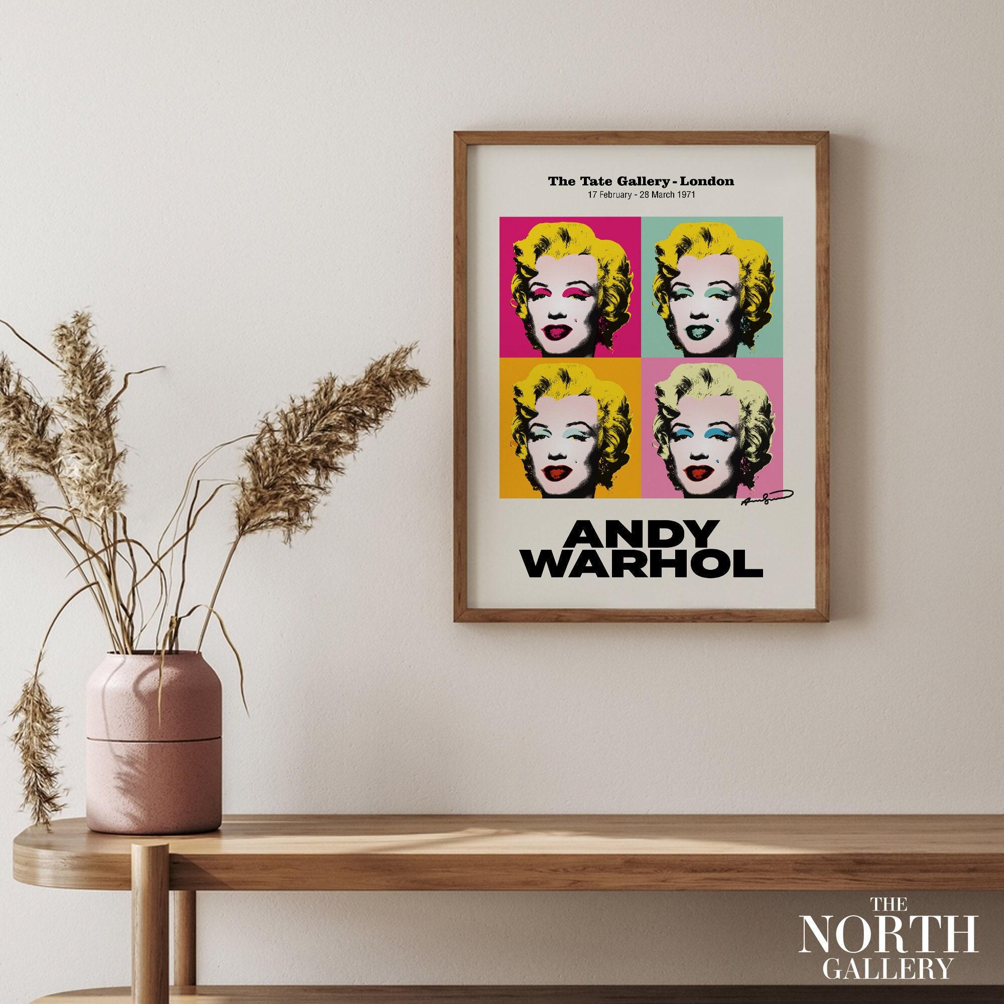 Andy Warhol Marilyn Monroe Exhibition Poster, Pop Art Print - Etsy
