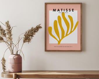 Matisse Cut Out Exhibition Poster, Modern Art Print