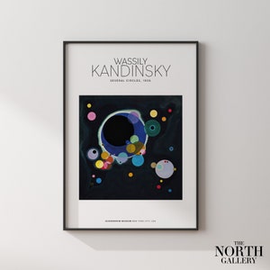 Kandinsky Exhibition, Modernist Art, Colorful Posters, Scandinavian Nordic, Bauhaus Poster