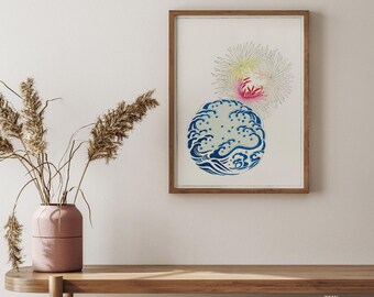 Shin Bijutsukai Nature Art Print, Japanese Woodblock Decor