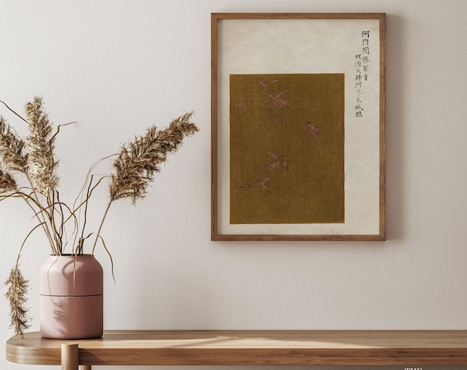 Taguchi Tomoki Poster Print, Bird Art Print, Vintage Japanese Decor, Japanese Print, Japanese Bird Print, Seagulls Print, Vintage Print