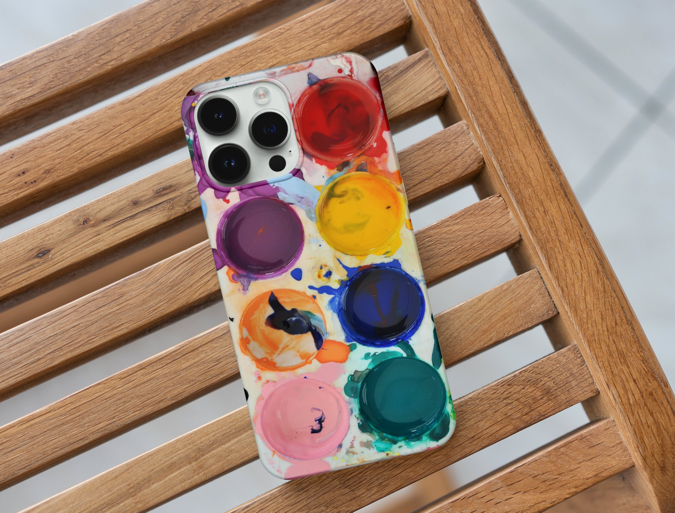 Watercolor Artist Paintbox Design Samsung Case Samsung Snap Etsy