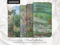 Monet Collection of 8 Classic Impressionist Art, SAMSUNG GALAXY Model S9, S10, S20, NOTE 20, S21, S22, S23, S24, S25 Flip Folio Wallet Case