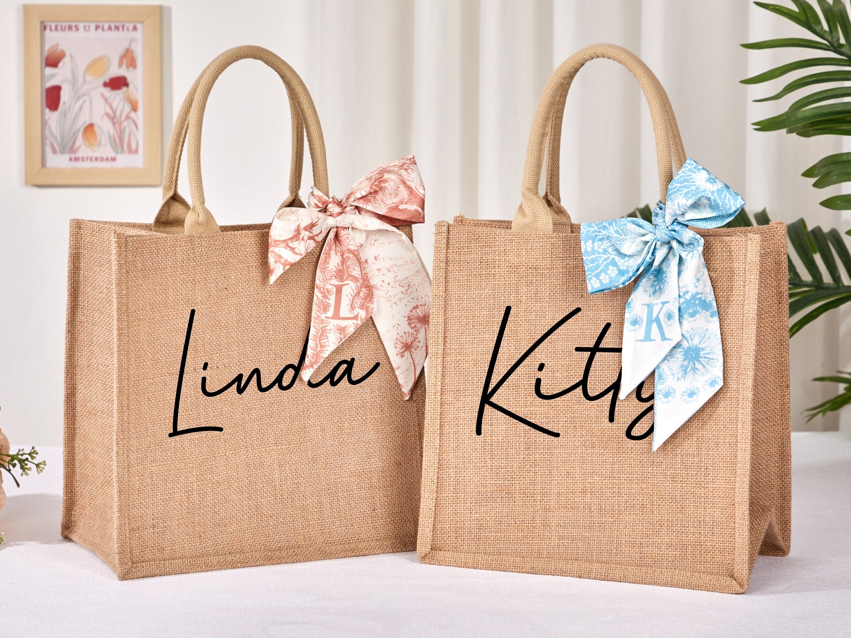 Tote bag + wax scarf set