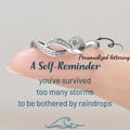 You've Survived Too Many Storms Wave Ring,S925 Silver Personalized Ring,Inspiring Storms Wave Ring,Birthday Gift,Gift For Her,Christmas Gift