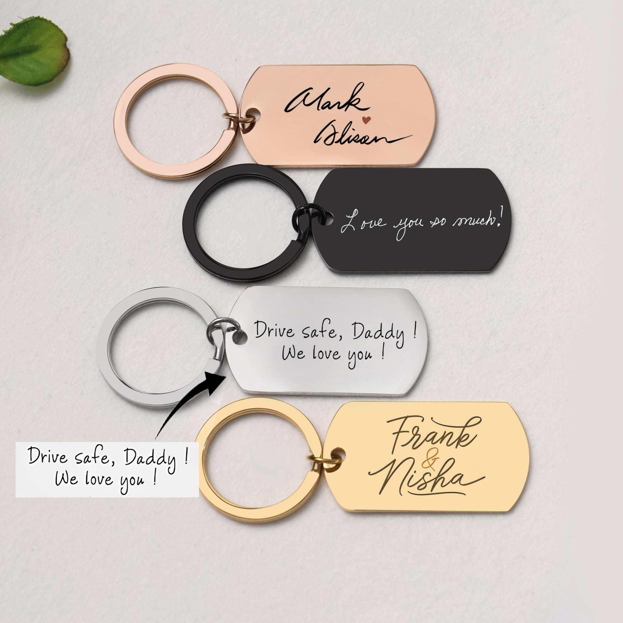 Personalized Handwritten Keychain,custom Text Keychain,soul Sister ...
