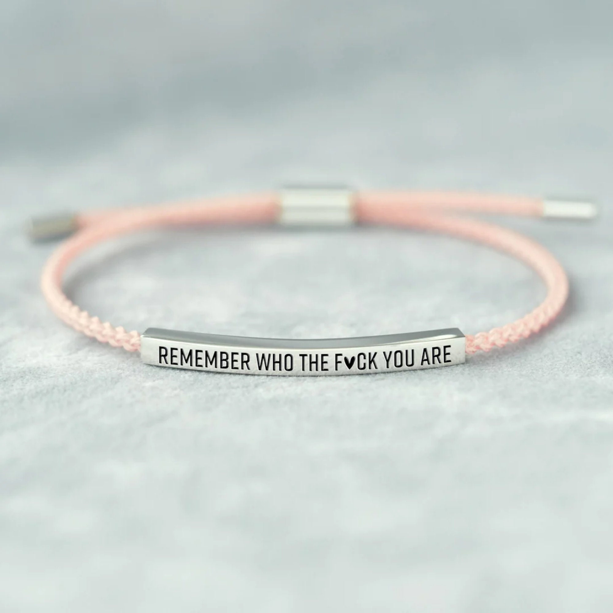 Remember Who F You Are Bracelet