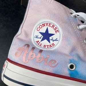 Taylor swift personalised lover converse shoes