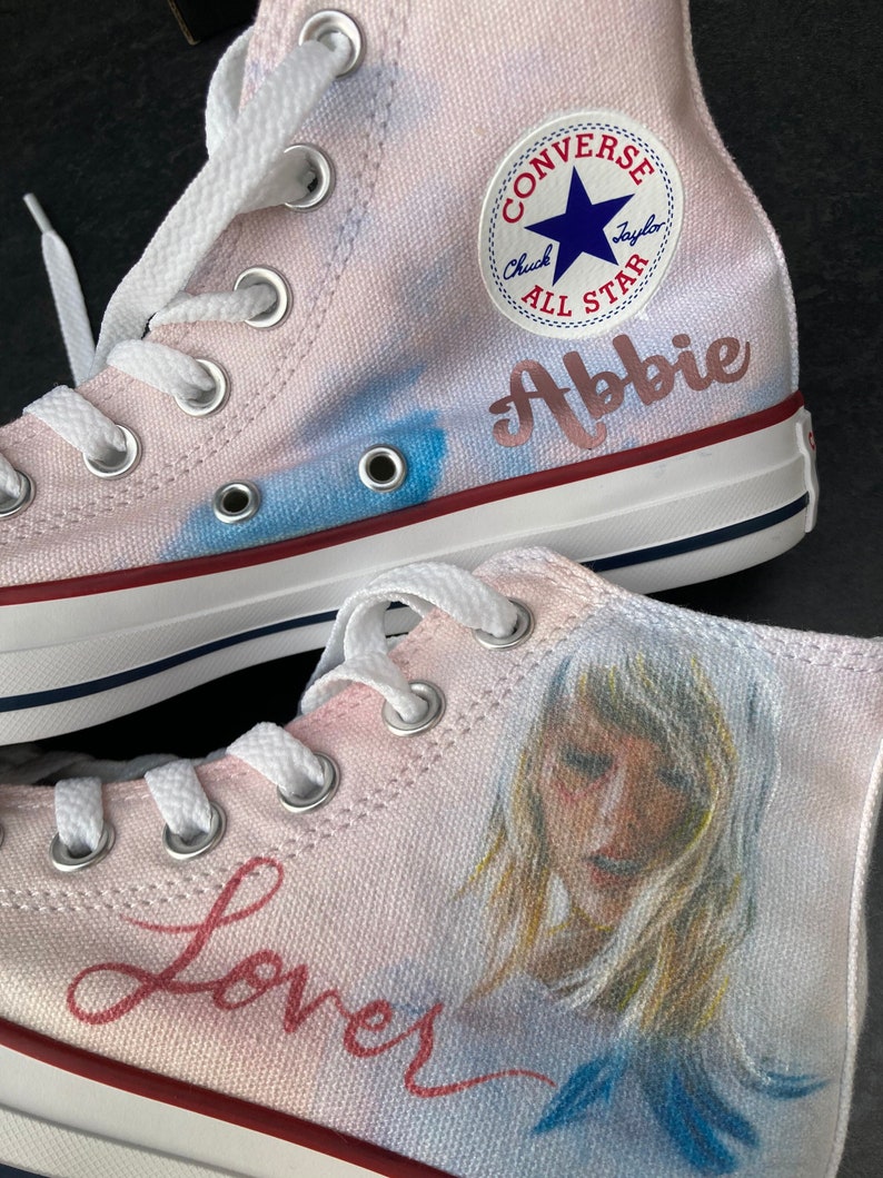 Taylor Swift Lover converse shoes