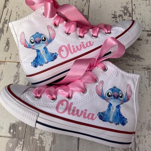 Disney-Zapatillas deportivas con estampado de Lilo & Stitch para