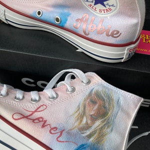 Taylor swift lover converse shoes