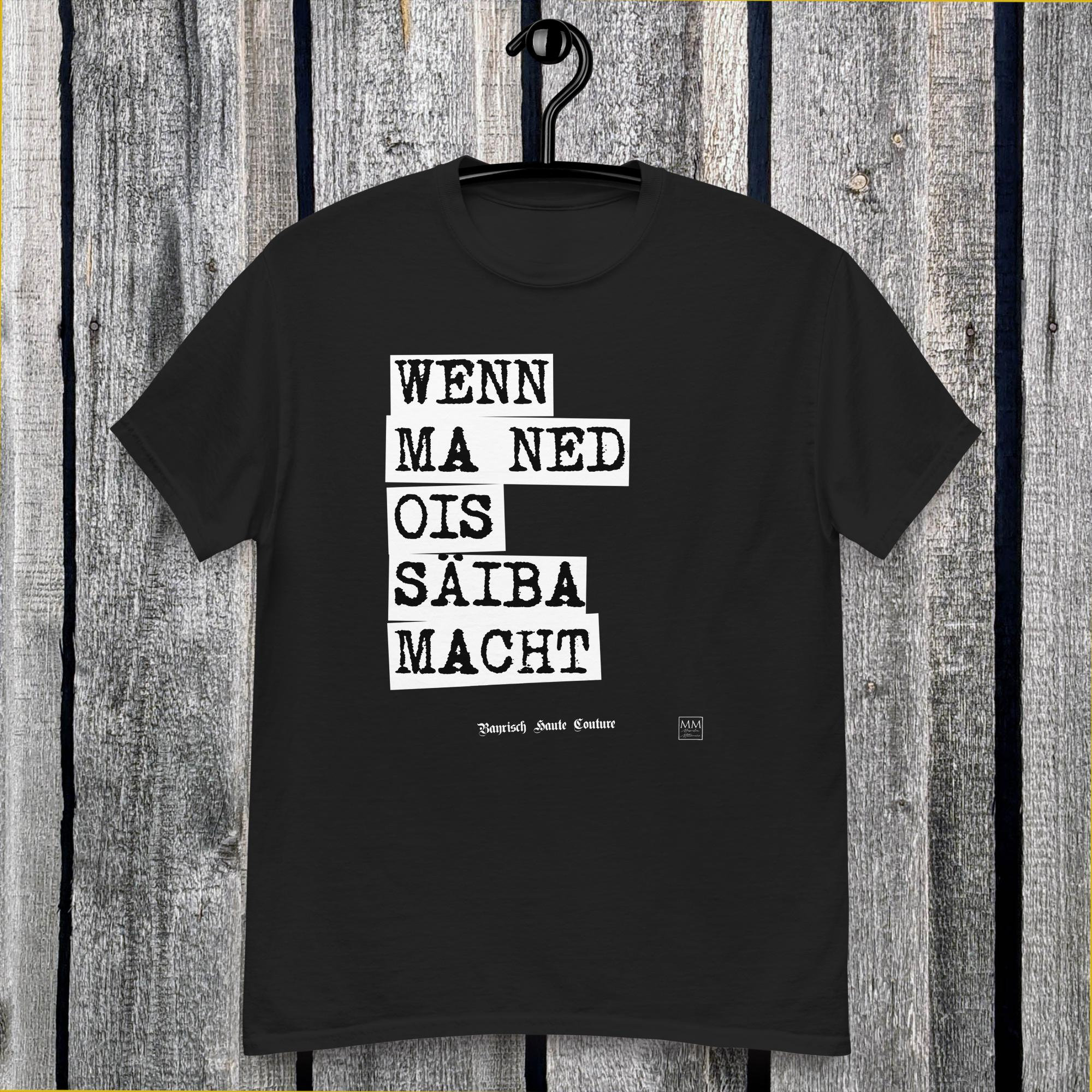 Bayrisches Herren TShirt mit lustigen Sprüchen, passend für Alltag bis