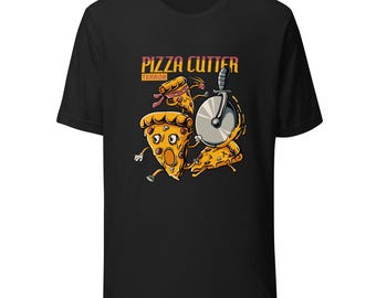 Camiseta para amantes de la pizza, camiseta con estampado de comida, regalos divertidos para mujeres, camiseta con diseño de rebanada de pizza.