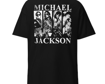 Chemise Michael Jackson, chemise King of Pop, t-shirt pop rétro, cadeaux nostalgiques des années 80, t-shirts vintage, fans de pop