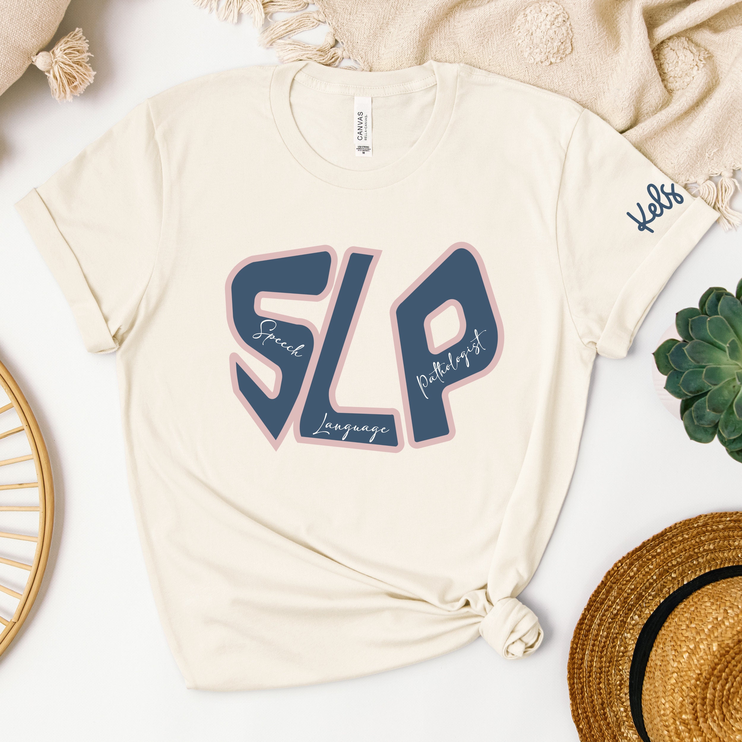 Personalized SLP Tshirt, Speech Therapist Shirt Customized Gift, Speech ...