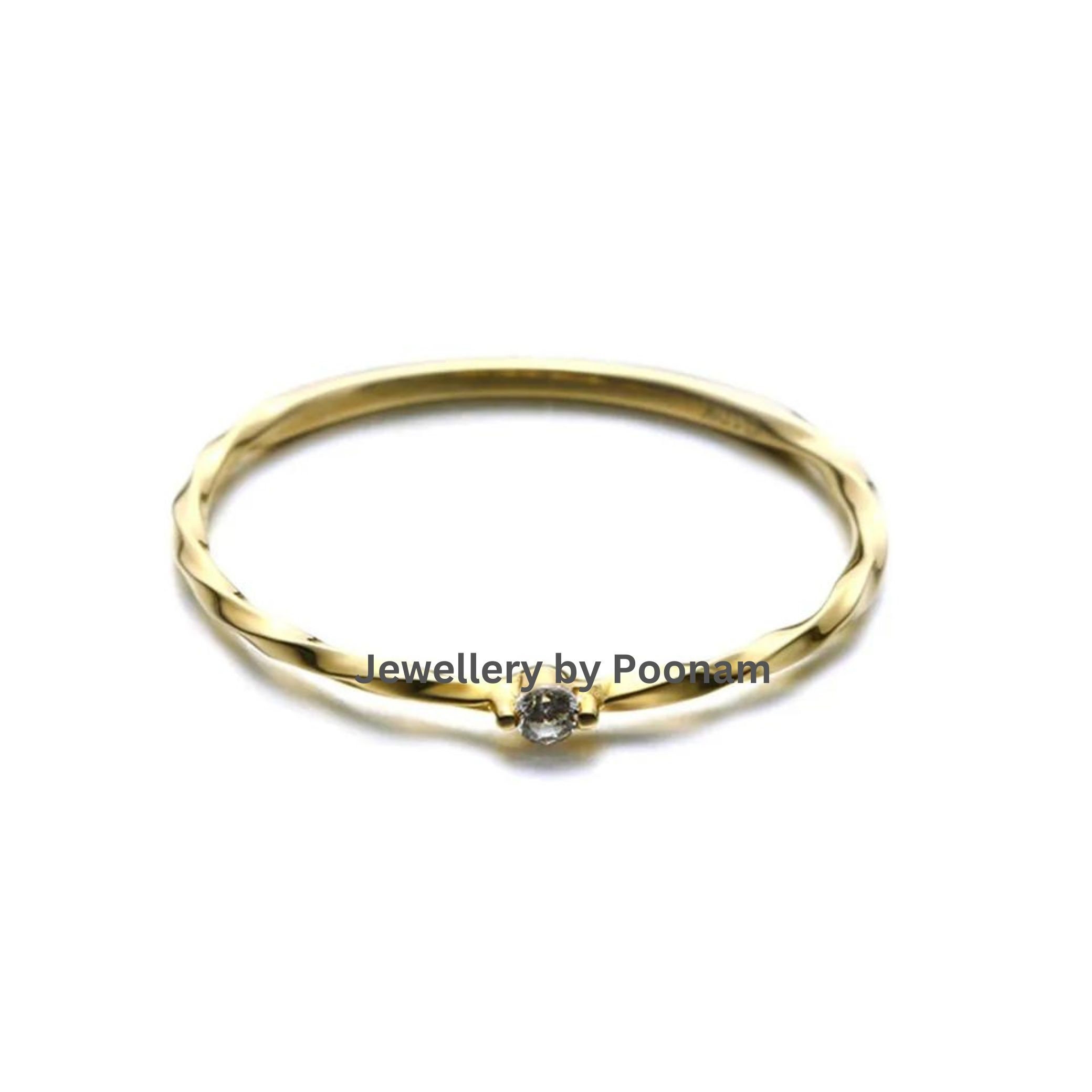 Superfine Twist Design Ring - 925 Sterling Silver Statement Piece - Jewelry By Poonam | SKU: R-1080