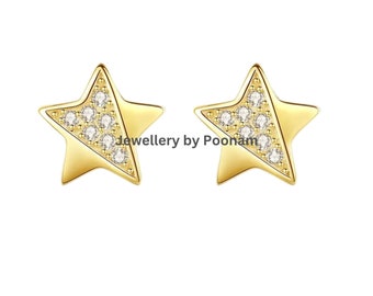 Lightning Bolt Stud Earrings By La Belle et la Bete