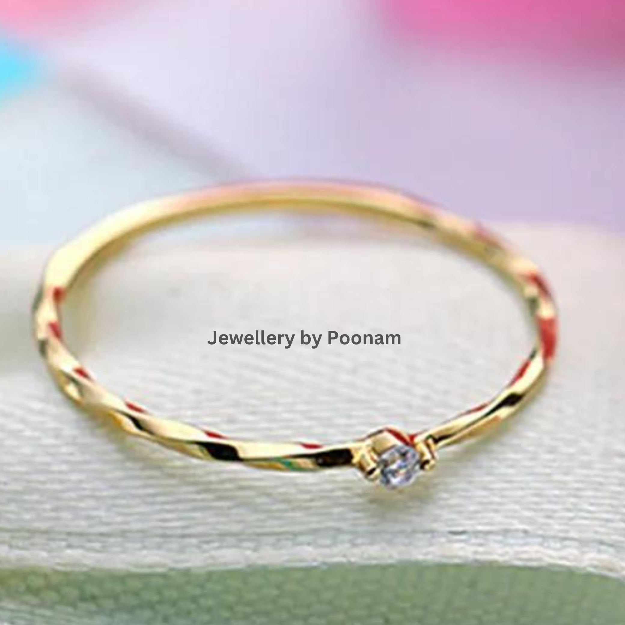 Superfine Twist Design Ring - 925 Sterling Silver Statement Piece - View 3 - Jewelry By Poonam | SKU: R-1080