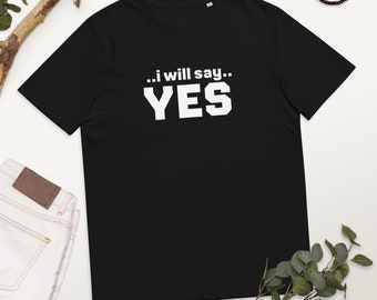 ASK ME Unisex organic cotton t-shirt