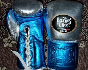 Neue Maßgeschneiderte No Boxing no Life Handschuhe mit oder ohne CA-Logo, 100% echtes Leder, Zufriedenheitsgarantie