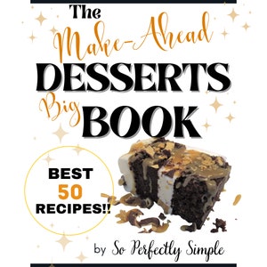 El gran libro de postres preparados con antelación