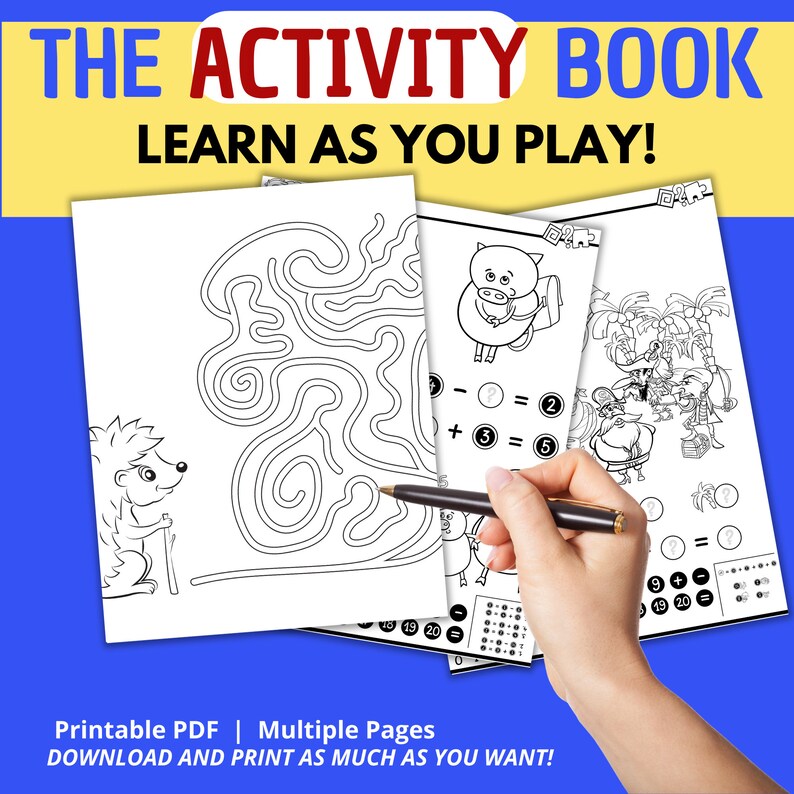 The Activity Book - Etsy