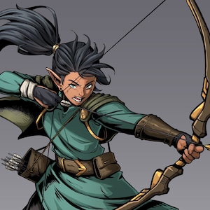 DnD Commission, Custom Character, Character Art, OC&#39;s, DnD, Fantasy Art, and Illustrations