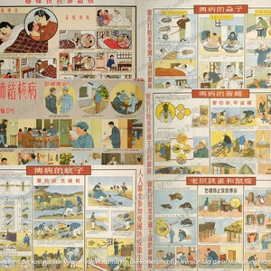 Vintage asiatische Vintage Werbung Plakate, Einzigartige Chinesische Werbung Drucke, China Printable Junk Journal Ephemera
