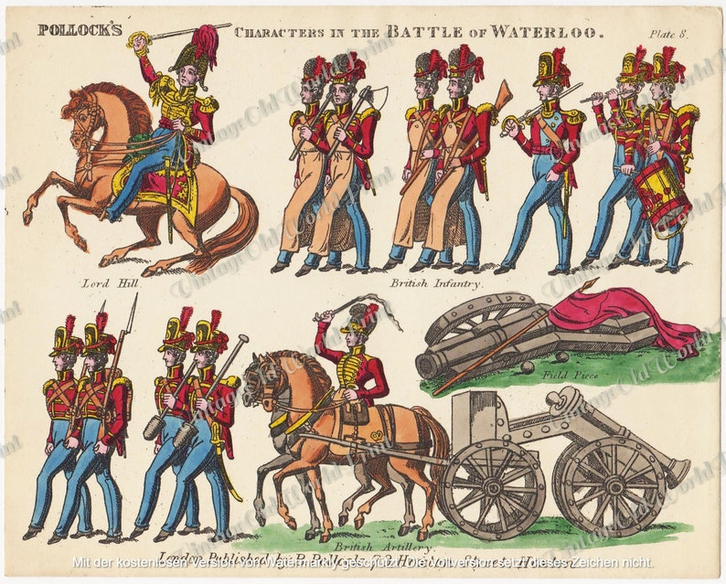 papercraft-antique-battle-of-waterloo-printable-24-sheets-of-etsy-m-xico