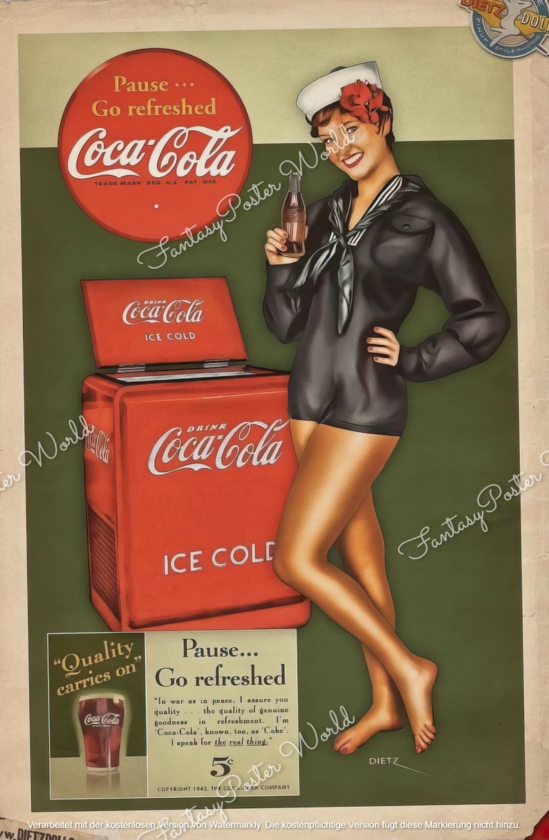 Coca cola Advertising Vintage Magazine Ads Illustrations Drink Retro coca-cola-advertising-vintage-magazine-ads-illustrations-drink-retro