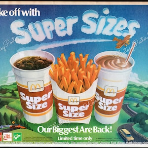 Anúncio de cartaz vintage do Mcdonalds, anúncio de propaganda de comida, design de fast food, decoração de parede do McDonald's, restaurante digital retrô para impressão