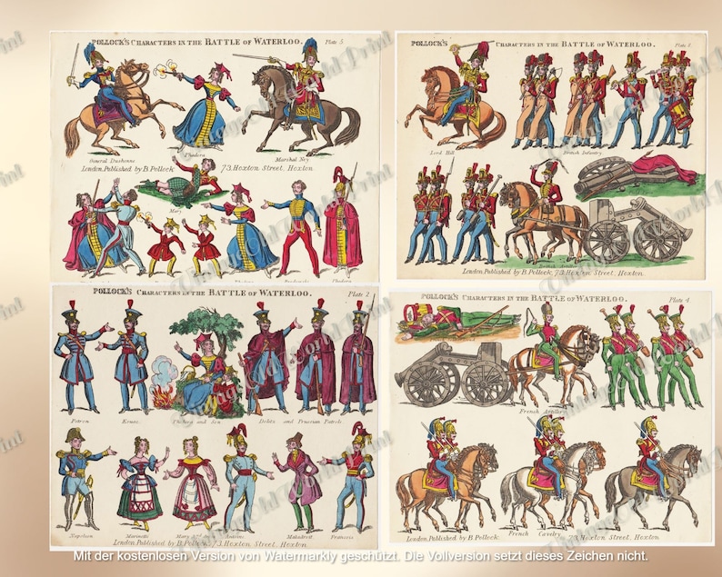 papercraft-antique-battle-of-waterloo-printable-24-sheets-of-etsy-m-xico
