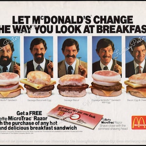 Anúncio de pôster retrô vintage do Mcdonalds, anúncio de propaganda de alimentos, design de fast food, decoração de parede do McDonald's, restaurante digital para impressão