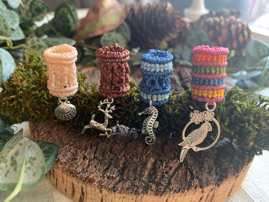 Dread Bead With Charm ANIMALS Beard Bead Macramé Dreadlock Etsy