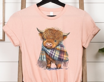 Highland Cow Shirt, Western Shirt, Country Shirt, Cow T-shirt, Farm Life, Country Girl, Cowgirl Shirt, Southern Shirt, Rodeo Shirt, Boho Tee