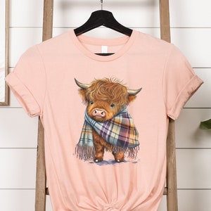 Highland Cow Shirt, Western Shirt, Country Shirt, Cow T-shirt, Farm Life, Country Girl, Cowgirl Shirt, Southern Shirt, Rodeo Shirt, Boho Tee