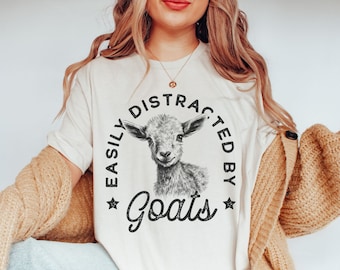 Goats Shirts, Cute Goats Shirt, Funny Goat Kid Shirt, Farm Animal Shirt, Goat Lover Shirt, Goat Shirt Gift, Goat Women Shirt, Gift for Her
