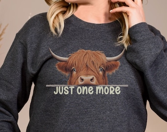Cute Cow Sweatshirt, Cow Sweater For Mom, Highland Cow Crewneck, Cow Gifts For Her, Heifer Shirt, Farm T-shirt, Ranch Tee, Farmer, Cowgirl